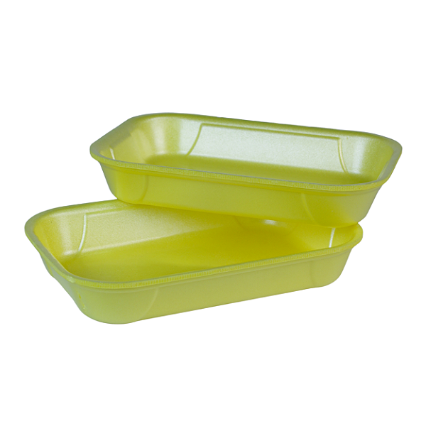 Bandeja de EPS Retangular Funda FF54 Amarela | Fibraform