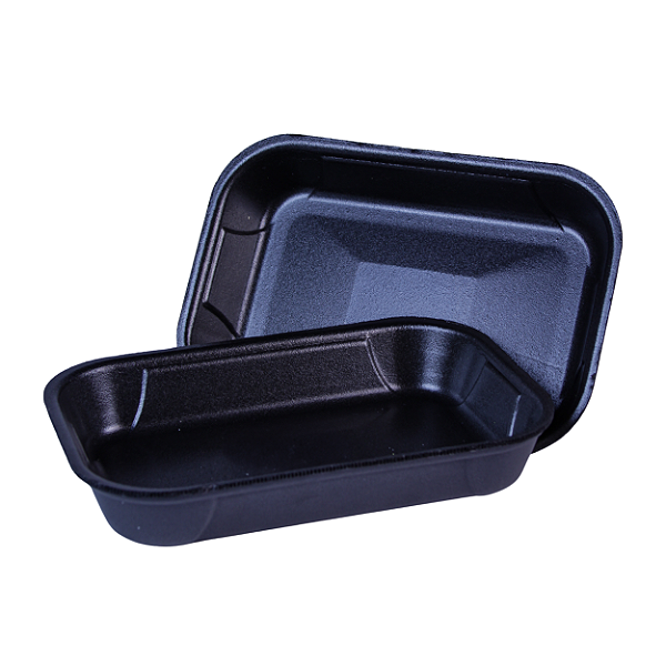 Bandeja de EPS Retangular Funda FF54 Preta | Fibraform