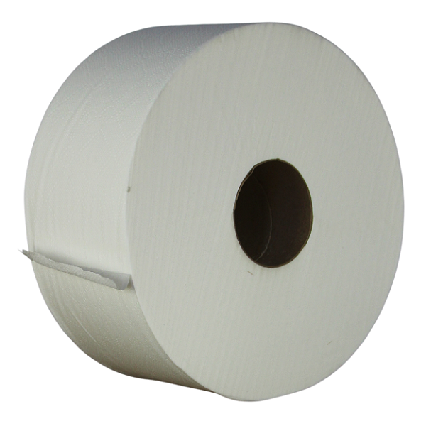 Papel Higienico Folha Simples 100% Celulose Virgem com 8 Rolos Institucionais de 500m | Alveflor