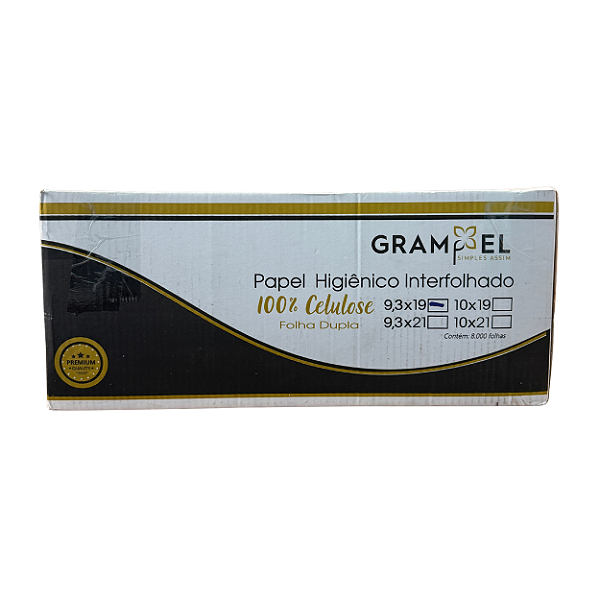 Papel Higiênico Interfolha Folha Dupla | Grampel