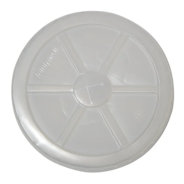 Tampa PS com Furo para Copos de 440ml e 550ml da Totalplast