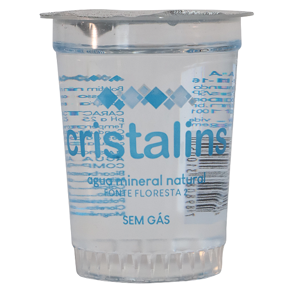 Copo de Água Mineral sem Gás 200ml com 48 Unidades | Cristalins