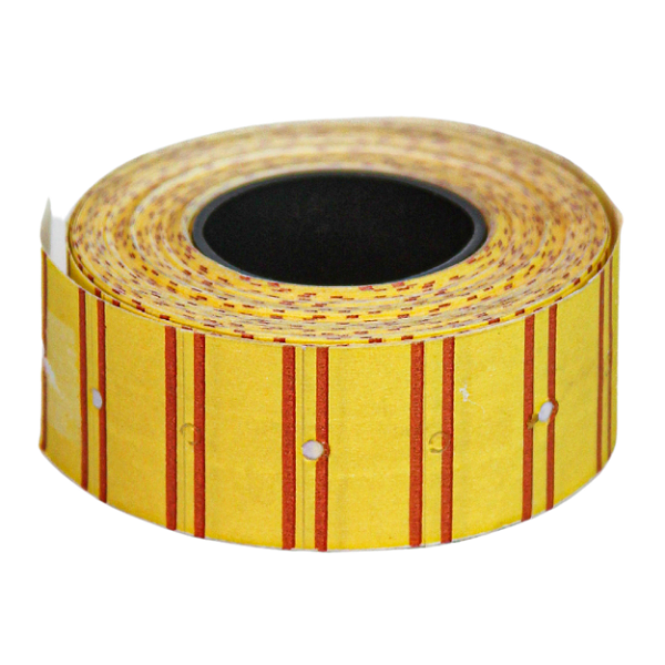 Rolo de Etiqueta Amarela de Preço para Etiquetadora MX5500