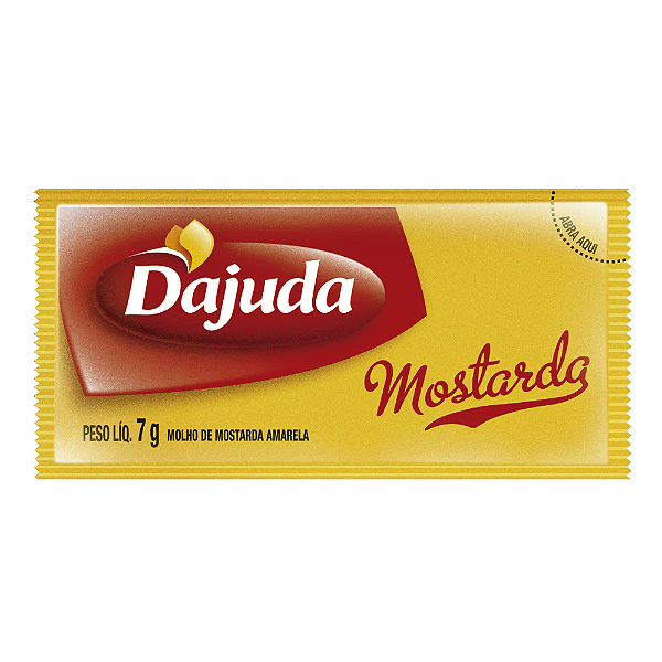 Sachê de Mostarda 7g D'ajuda com 192 Sachês
