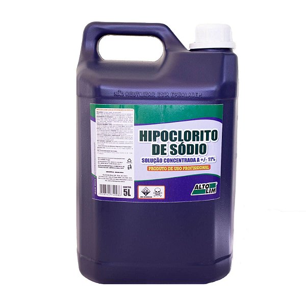 Hipoclorito de Sódio Solução a +/-11% 5L • AltoLim