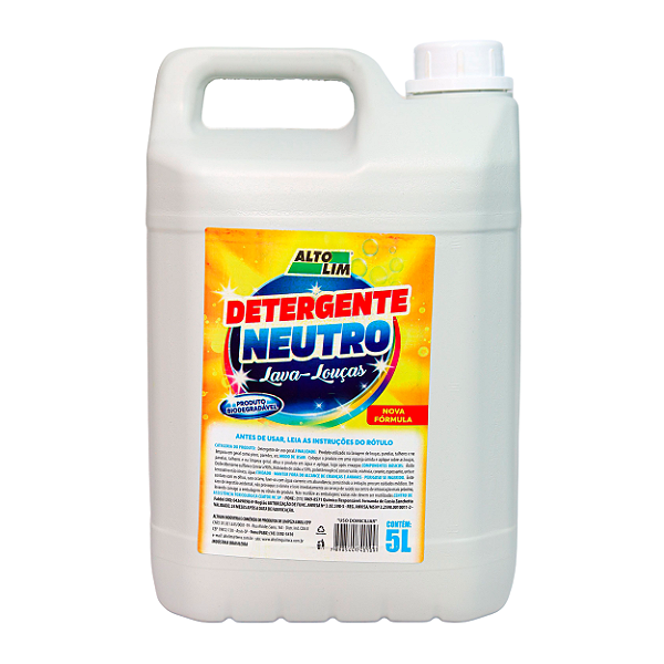 Detergente Lava-Louças Neutro 5L • AltoLim