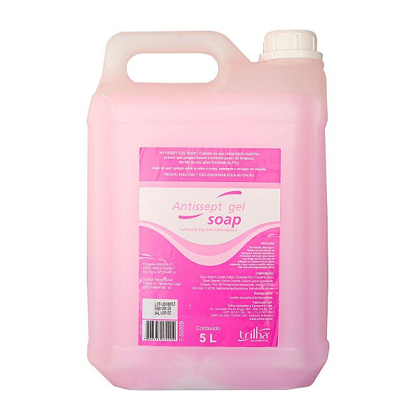 Sabonete Líquido Antisséptico com Triclosan 5L • Exaccta