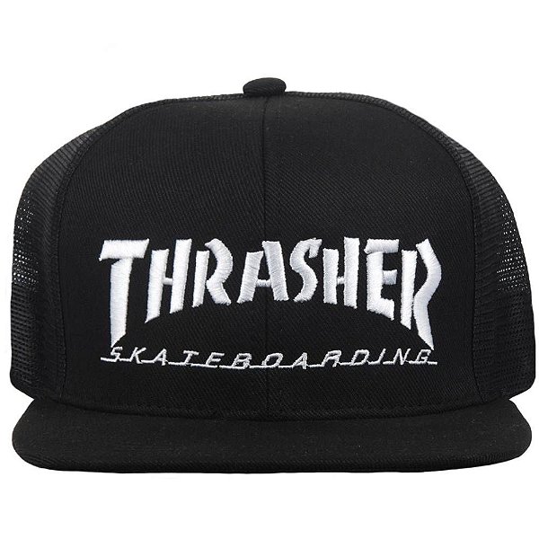Boné Thrasher Skateboarding Black