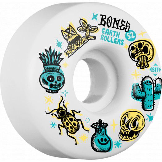Bones Wheels STF V1 Earth Rollers - 52mm