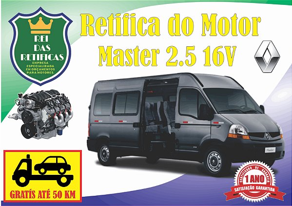 Retifica de Motores Renault Master 2.5 16V