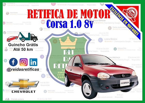 Retifica de Motores Corsa 1.0 8V