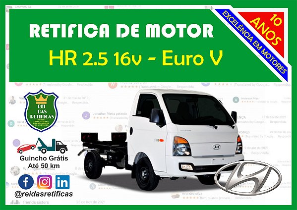 Retifica de Motores HR 2.5 16V 2013/...
