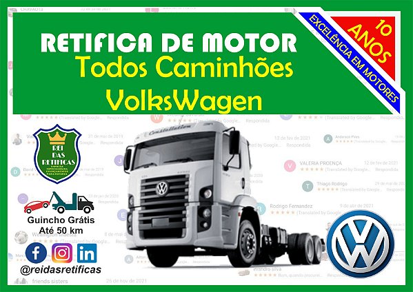 Retifica de Motores Caminhões VolksWagen