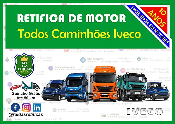Retifica de Motores Caminhões Iveco
