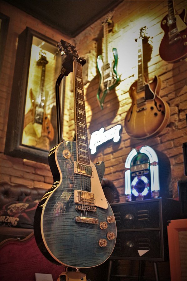 Gibson lespaul Traditional SR Ocean Blue 100th (2015) ----------- R$ 21990,00