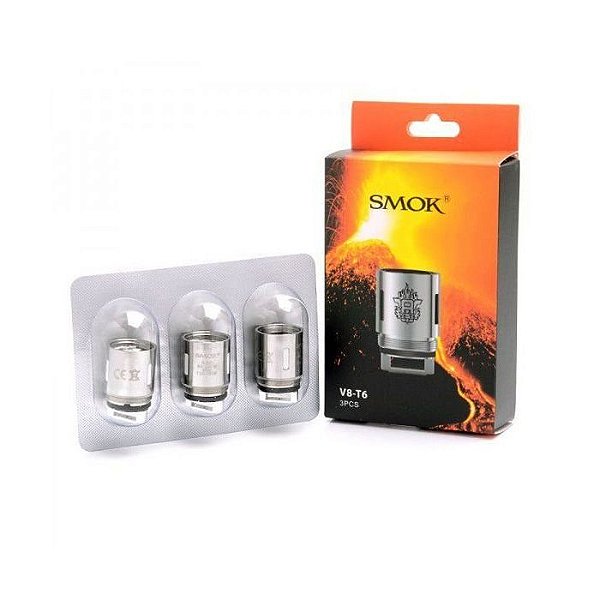 Coil (Bobina) TFV8 - V8-T6 - 0.2ohm - Marca Smok™ (Pack c/ 3 unidades)