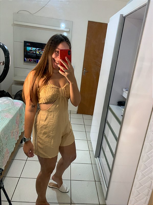 Macacão Abertura Lis Nude