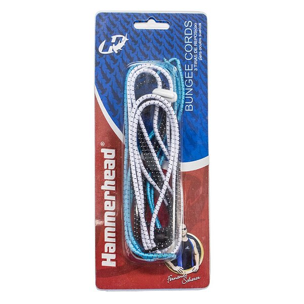HH Bungee Cord Nat 185 Preto/Branco/Azul