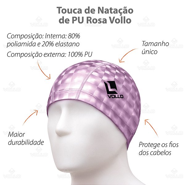 VOLLO TOUCA DE NATAÇÃO PU ADULTO