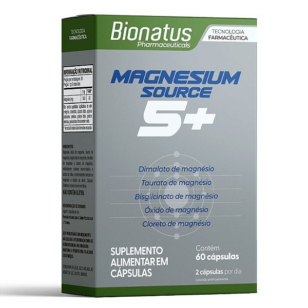 Bionatus - Magnesium Source 5+ 60caps