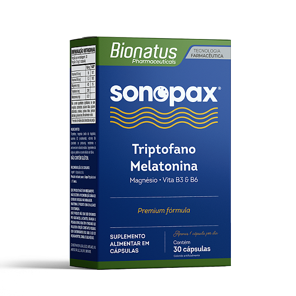 Bionatus - Sonopax Triptofano + Melatonina 30caps