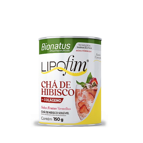Bionatus - Chá de Hibisco Lipofim + Colágeno - 150 gramas