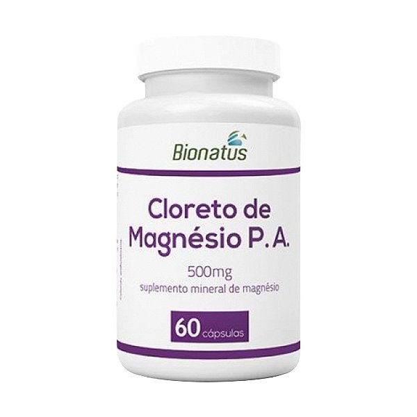 Bionatus - Cloreto de Magnésio P.A. 500mg 60caps