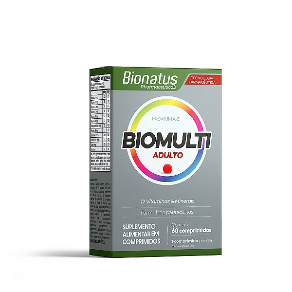 Bionatus - Biomulti Polivitamínico 60cpr