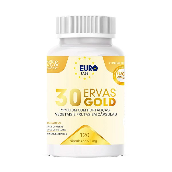 Euro Labs - 30 Ervas Gold 120caps