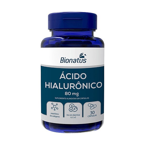 Bionatus - Ácido Hialurônico 80mg - 30caps