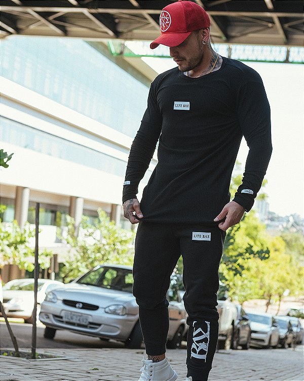 Camiseta Bae Fluted Black