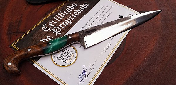 FACA 8" CABO SOROCABANO HÍBRIDO, LAMINA BRUTA.
