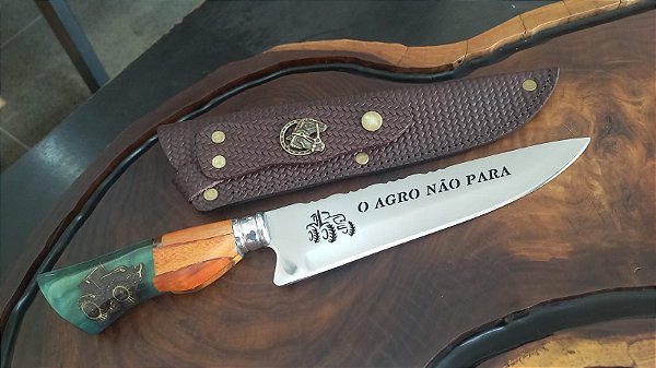 FACA 8" HIBRIDA "O Agro Não Para"