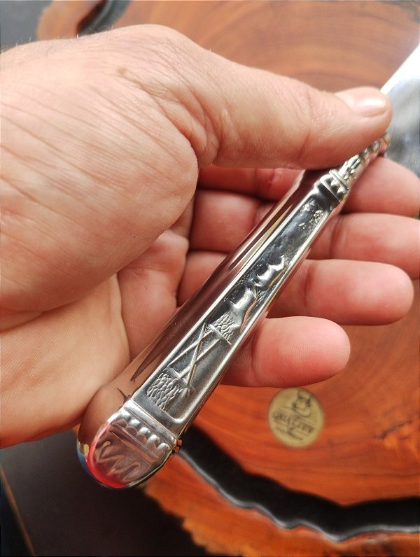 Faca Formiga 10 Inox , Cabo em Inox