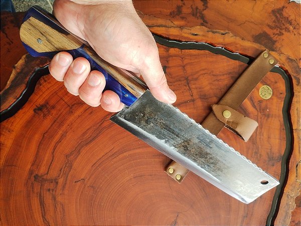 Cutelo CHEF em Aço Carbono 10", Cabo Hibrido