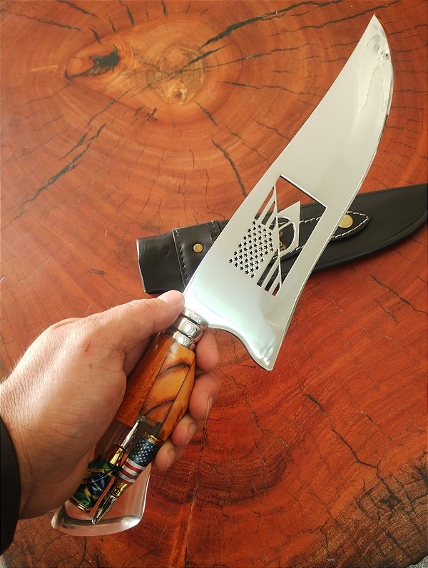 FACA 10" HIBRIDA "BRASIL E USA "