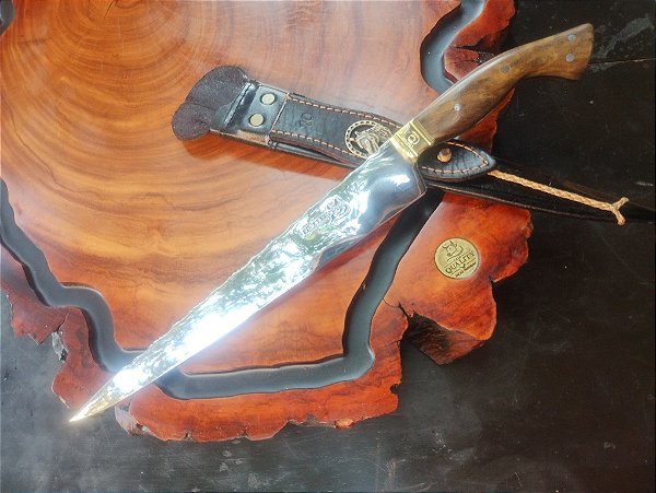 FACA ARTESANAL GAÚCHA 10" , EM INOX