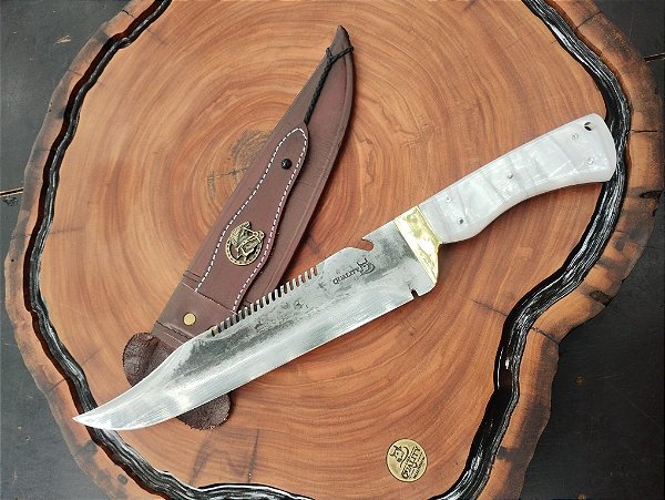 FACA PUNHAL MODELO BOWIE em AÇO CARBONO