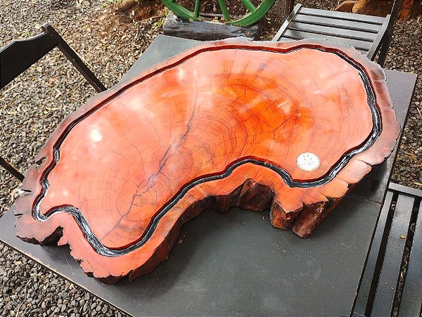 Tábua Grande Rústica em madeira de Peroba Rosa