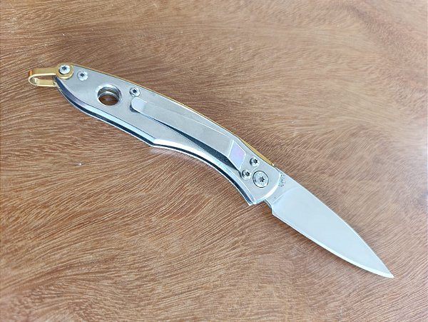 CANIVETE COM CLIP DE BOLSO em INOX