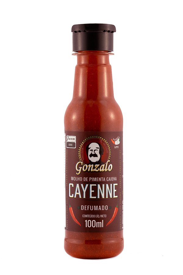 MOLHO DE PIMENTA CAYENNE DEFUMADO 100ML