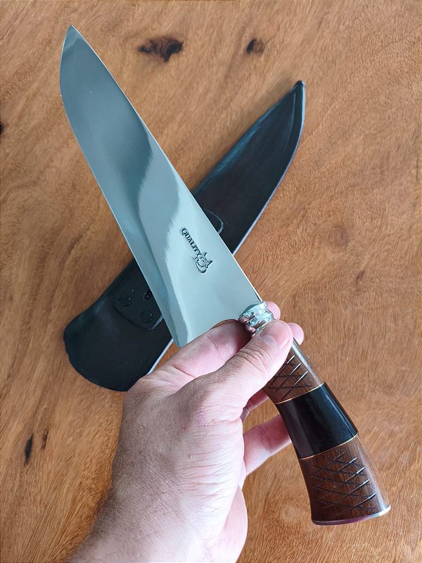 🔪 FACA 9” PICANHEIRA EM AÇO INOX – CORTE PRECISO, ESTILO INCONFUNDÍVEL!