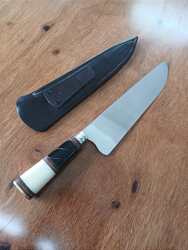 🔪 Faca 9” Picanheira em Aço Inox – Estilo Inconfundível, Corte Preciso!