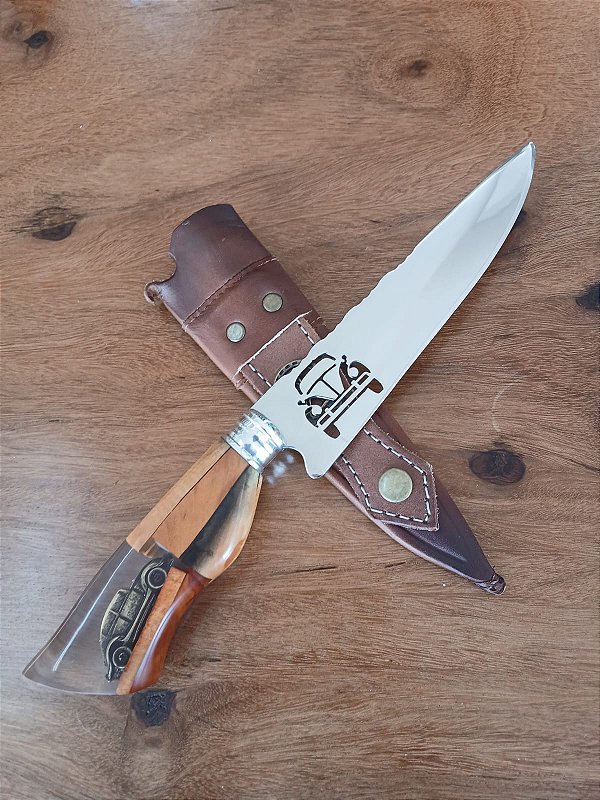 Faca de 7 Polegadas – Cabo Temático Fusca