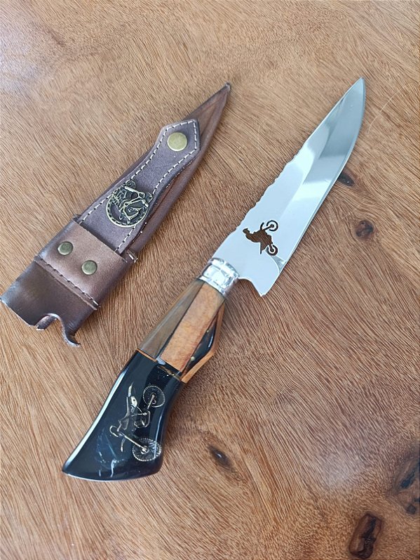 Faca de 7 Polegadas – Cabo Temático Motocross