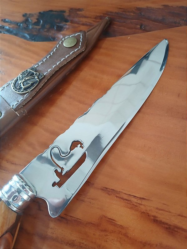 Faca 7" em Inox com Cabo Temático de Pesca – Durabilidade e Estilo em suas Aventuras