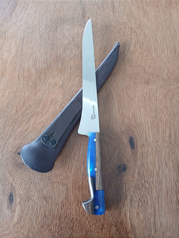 Faca Fileteira 8 polegadas, Cabo Hibrido