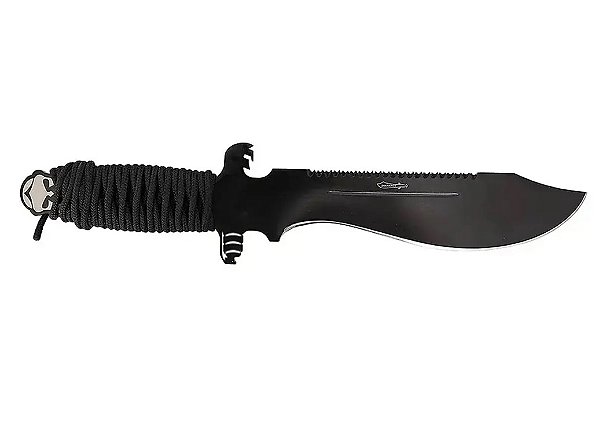 Faca Tática Zakharov CQFN 9" na Bainha de Couro