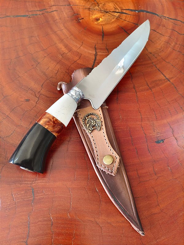 FACA ARTESANAL INOX 8" CABO MISTO