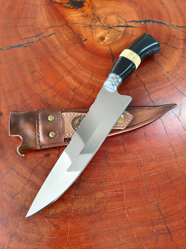 FACA ARTESANAL INOX 8" CABO RESINA